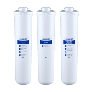 Zestaw wkładów filtrów Aquaphor K3+KH+K7 do Kryształ H - 3 szt.