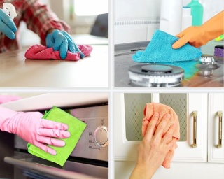 10 szt. ŚCIERECZKA Z MIKROFIBRY 30x30CM MIĘKKA CHŁONNA DO OKIEN SZYB SPRZĄTANIA 220g/m2