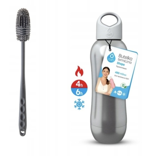 Butelka Termiczna Dafi 480 ml SHAPE Termos 480 ml Stalowa + SZCZOTKA