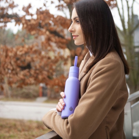 Butelka Termiczna termos Dafi EASY Stal Nierdzewna 0,49l Wrzosowa