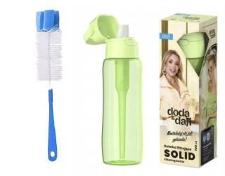 Butelka filtrująca Dafi SOLID 0,7l Pistacjowa DODA + filtr + SZCZOTKA