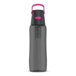 Butelka filtrująca Dafi SOLID 0,7l Czarna Flamingowa + filtr + SZCZOTKA