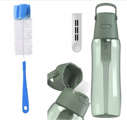 Butelka filtrująca z Tritanu Dafi SOLID 0,7l szałwiowa + filtr + SZCZOTKA