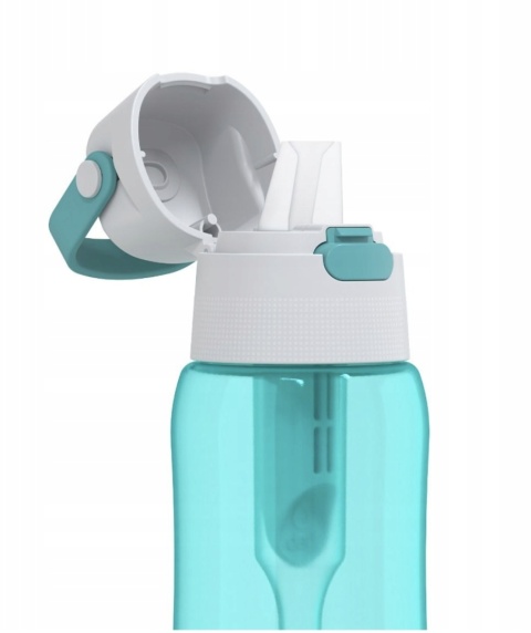 Butelka filtrująca z Tritanu Dafi SOLID 0,7l turkusowa + filtr + SZCZOTKA