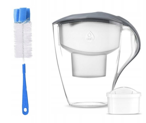 Dzbanek Dafi ASTRA stalowy 3 l + wkład Unimax + wskaźnik LED + SZCZOTKA