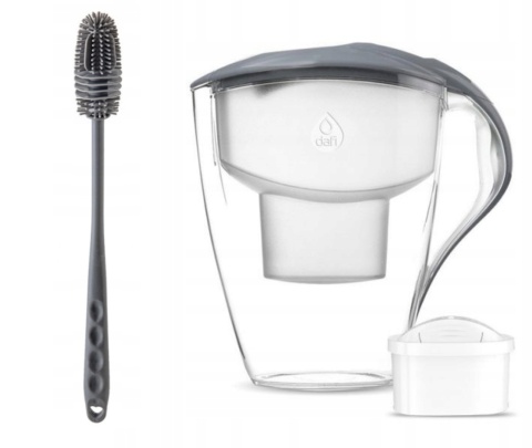 Dzbanek Dafi ASTRA stalowy 3 l + wkład Unimax + wskaźnik LED + SZCZOTKA