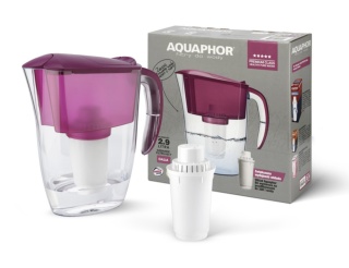 Dzbanek filtrujący Aquaphor DALIA 2,9L FUKSJOWY + 1 wkład