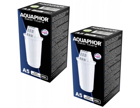 Filtr Wkład filtrujący do dzbanka Aquaphor A5 wydajność 350l - 2 szt.