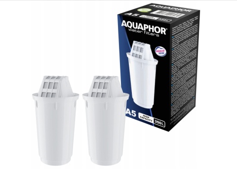 Filtr Wkład filtrujący do dzbanka Aquaphor A5 wydajność 350l - 2 szt.