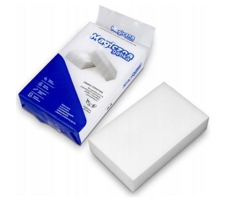 MAGICZNA GĄBKA DO CZYSZCZENIA ŚCIAN MEBLI USUWA BRUD BEZ CHEMII