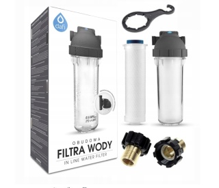 Obudowa filtra EKO DAFI z wkładem polipropylenowym 25 mikronów + ŚRUBUNKI