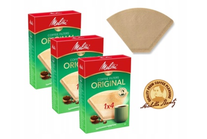 Papierowe filtry do kawy Melitta ORIGINAL CLASSIC 1x4 240 szt. - 3 op.