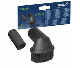 Ssawka szczotka okrągła do odkurzacza WORWO Uniwersalna ŚR.WEW.35 MM