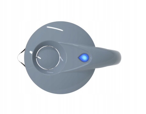 Szklany dzbanek Dafi CRYSTAL LED 2L STALOWY + wkład Unimax + SZCZOTKA