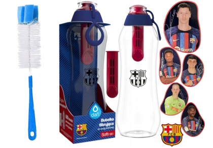 Butelka filtrująca Dafi 0,5l SOFT FC Barcelona Barca + 2 filtry + SZCZOTKA