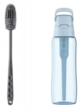 Butelka filtrująca Dafi SOLID 0,7l Dove Blue Błękitna + filtr + SZCZOTKA