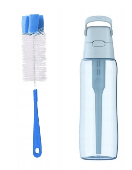 Butelka filtrująca Dafi SOLID 0,7l Dove Blue Błękitna + filtr + SZCZOTKA