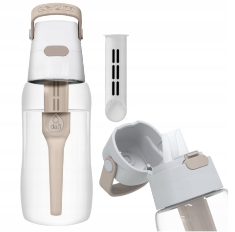 Butelka filtrująca Dafi Solid 0.5 L Cappuccino/beżowy Joanna Krupa z filtrem