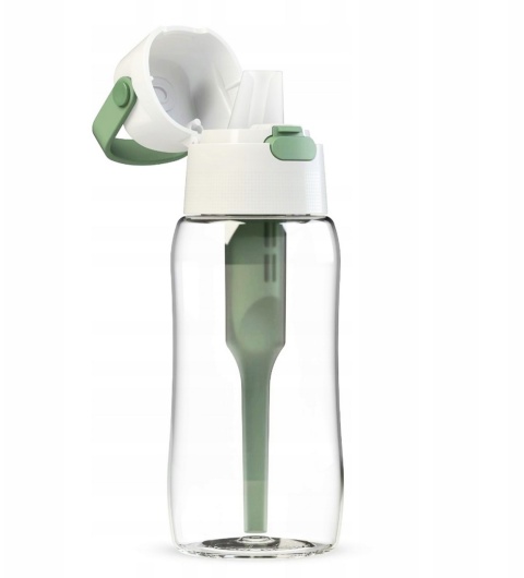 Butelka filtrująca Dafi Solid 0.5 L szałwiowa zielona + FILTR + SZCZOTKA