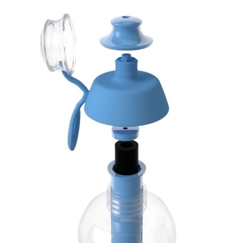 Butelka filtrująca bidon Dafi SOFT 0,5L Niebieska z 4 filtrami