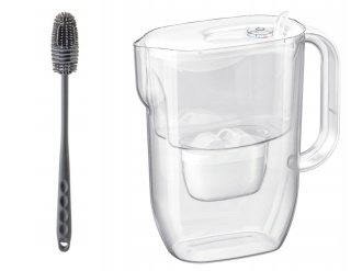 Dzbanek filtrujący Aquaphor Fresh 3,2 l + wkład Maxfor+, BIAŁY + SZCZOTKA