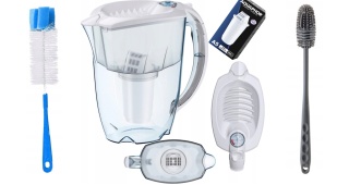 Dzbanek filtrujący Aquaphor PRESTIGE A5 BIAŁY 2,8 L + 2 SZCZOTKI