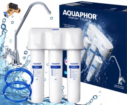 Filtr pod zlew do wody pitnej AQUAPHOR kryształ H ZMIĘKCZAJĄCY