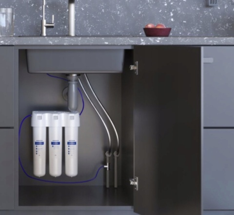 Filtr pod zlew do wody pitnej AQUAPHOR kryształ H ZMIĘKCZAJĄCY