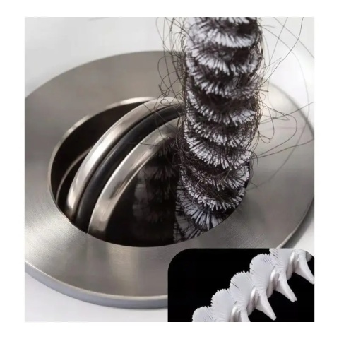 SZCZOTKA DO CZYSZCZENIA RUR ODPŁYWU ZLEWÓW BRODZIKÓW WANIEN WYCIOR UDRAŻNIA