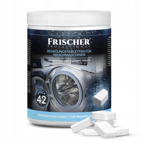 TABLETKI DO CZYSZCZENIA PRALKI ODKAMIENIAJĄCE NEUTRALIZUJĄCE ZAPACH 42szt