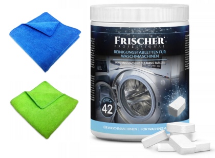 TABLETKI DO CZYSZCZENIA PRALKI ODKAMIENIAJĄCE NEUTRALIZUJĄCE ZAPACH 42szt