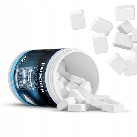 TABLETKI DO CZYSZCZENIA ZMYWARKI KAPSUŁKI 42szt + 2 ŚCIERECZKI