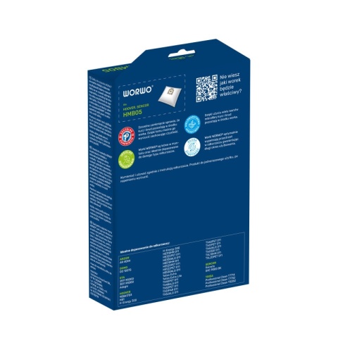 WORKI DO ODKURZACZA HOOVER TELIOS EXTRA H81 HMB05 4 SZT. + 1 FILTR