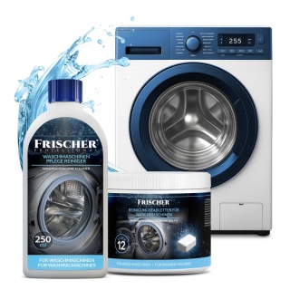 ZESTAW 2W1 TABLETKI DO CZYSZCZENIA PRALKI 12 szt. + PŁYN DO CZYSZCZENIA PRALKI 250 ml.