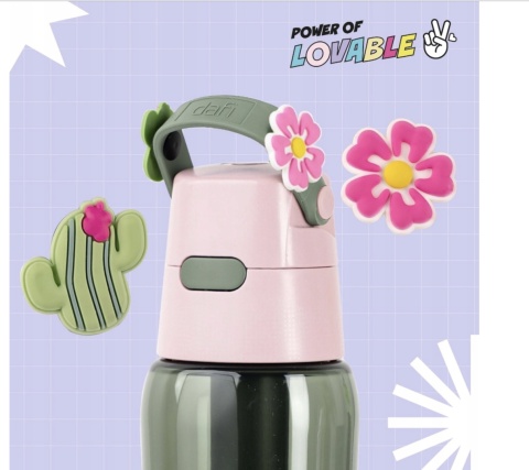 Butelka Filtrująca Dafi Różowa SOLID 0,7 GOODIE + FILTR Węglowy BTS + szczotka