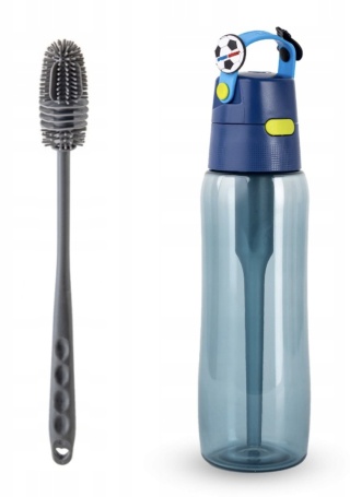 Butelka Filtrująca Dafi SOLID 0,7 POWER + FILTR Węglowy Przypinka + SZCZOTKA