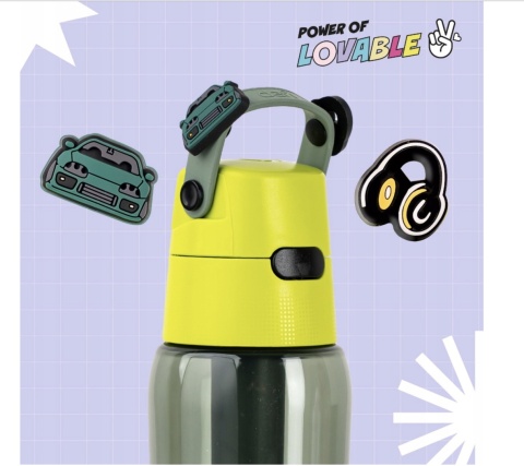 Butelka Na Wodę Dafi Żółta SOLID 0,7 LEGEND z Filtrem Węglowym BTS