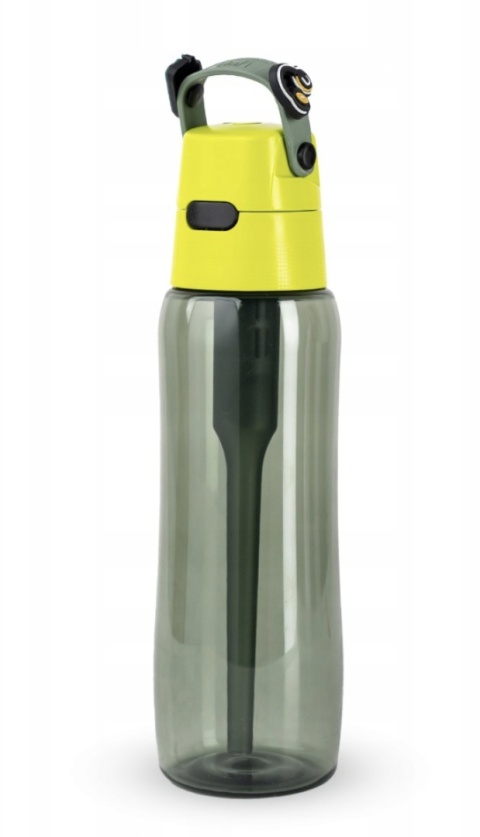 Butelka Na Wodę Dafi Żółta SOLID 0,7 LEGEND + FILTR Węglowy BTS + SZCZOTKA