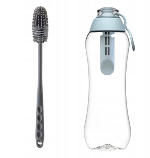 Butelka filtrująca DAFI SOFT 0,5L +1 (dove blue) - DODA Limited Edition + szczotka