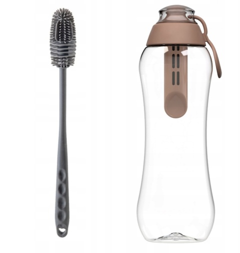 Butelka filtrująca DAFI SOFT 0,5L +1 (mocha mousse) - DODA Limited Edition + SZCZOTKA