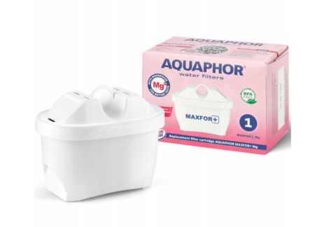 Dzbanek do filtrowania szklany Aquaphor Glass biały + 7 filtrów (4Mg+3H)