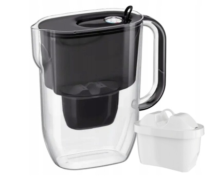 Dzbanek filtrujący Aquaphor Fresh 3,2 l + wkład Maxfor+, CZARNY