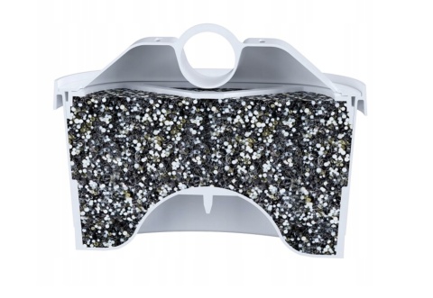 Dzbanek filtrujący szklany Aquaphor Glass 2,5l + 10 wkładów, SZARY