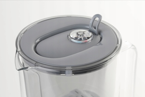 Dzbanek filtrujący szklany Aquaphor Glass 2,5l SZARY + 7 wkładów Maxfor+ Mg