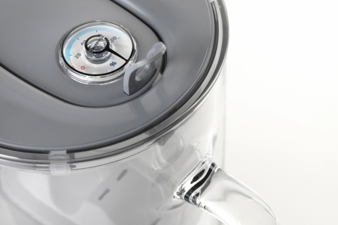 Dzbanek filtrujący szklany Aquaphor Glass 2,5l SZARY + 7 wkładów Maxfor+ Mg