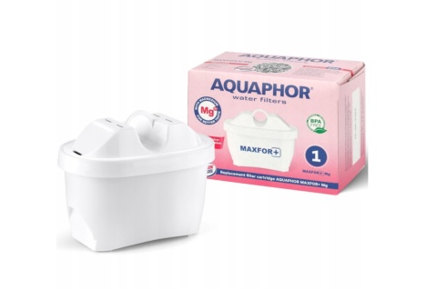 Dzbanek filtrujący szklany Aquaphor Glass 2,5l + 2 Maxfor+ MG, SZARY