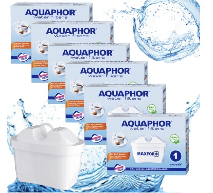 Filtr Wkład filtrujący Aquaphor Maxfor+ BRITA, DAFI - 6 sztuk