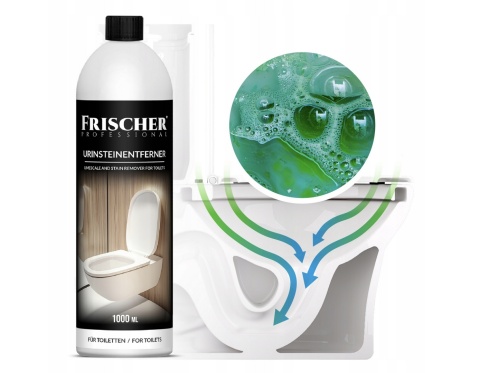 PŁYN ŚRODEK DO MYCIA CZYSZCZENIA TOALET MUSZLI WC USUWANIA KAMIENIA 1000 ml