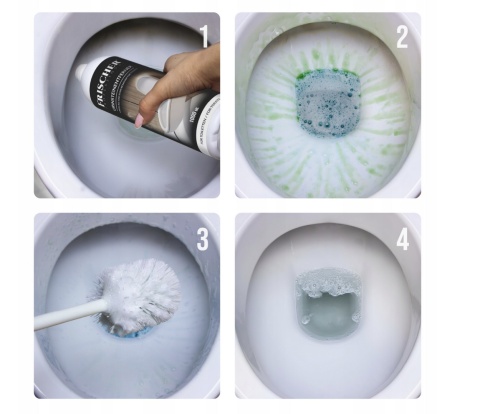 PŁYN ŚRODEK DO MYCIA CZYSZCZENIA TOALET MUSZLI WC USUWANIA KAMIENIA 1000 ml