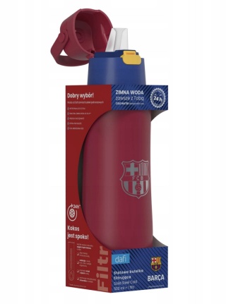 Termiczna butelka filtrująca Dafi Solid Steel Cold FC Barcelona 0,5l